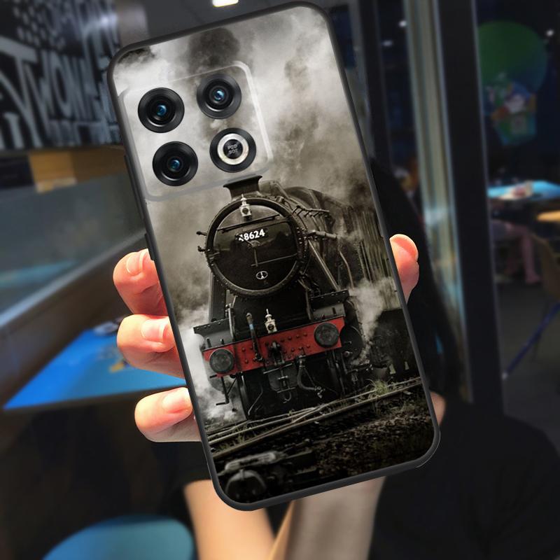 Vintage Steam Train Railway Funda For OnePlus 10T 8T 9RT 12 13 13R 11 9 10 Pro OnePlus Nord 4 CE 2 3 Lite N20 N30 Case