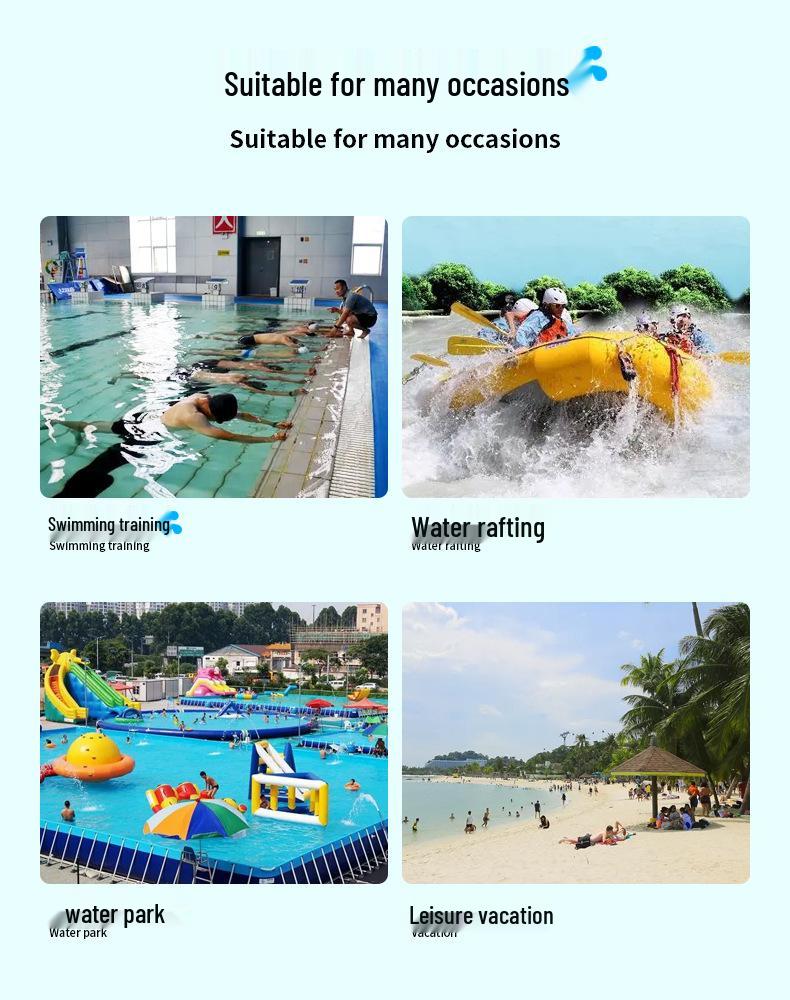 Dospělé protimlživé plavecké brýle s vysokým rozlišením a velkým rámečkem a potápěčská maska