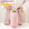 Unisex Flaschenhalter mit Tragegurt, Isolierte Flaschentasche mit Handytasche, Wasserflaschen-Umhängetasche Crossbody