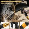 High Pressure Hose Nozzle Car Wash Water Gun with Booster Nozzle Home Car Dual-use Watering Pipe Pet Wash for Plant Cleaning