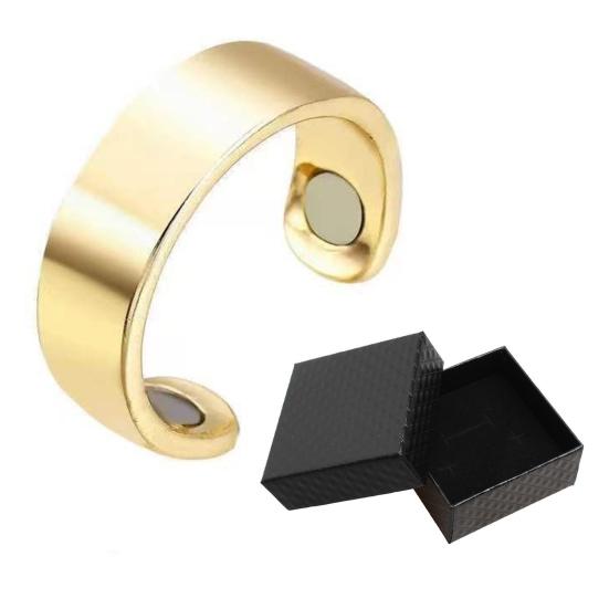 Magnetic Ring Adjustable Magnetic Open Design Reduce And Improve Finger Ring Therapy Ring Sleep Quality