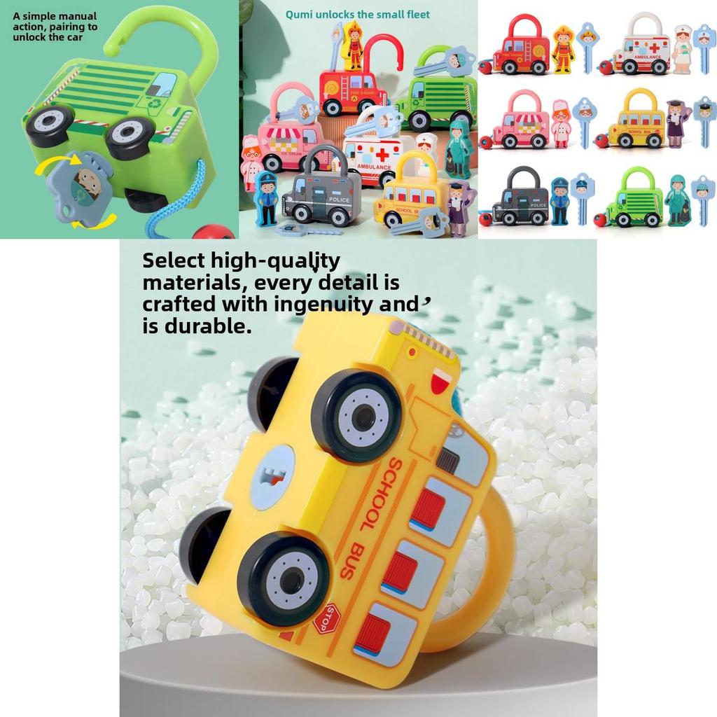 Unlocking Toy Car For Kids Montessori Learning And Sensory Development