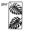 Entrance Hall Wall Decor Gold Metal Monstera & Palm Leaf Art 3D Hollow