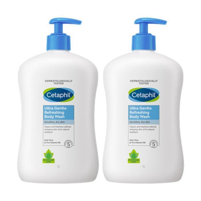 

Cetaphil Large Capacity Body Wash, Refreshing Scent, 1000ml x 2 (30322465)