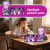KPOP Girls Cartoon Pencil Case Elementary School Pencil Case Stationery Bag Children's Pencil Case Anime Print