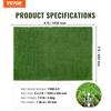 Artifical Grass, 0.9 X 1.5 M Rug Green Turf, 35mm Fake Door Mat Outdoor Patio Lawn Decoration, Easy To Clean with Drainage Holes, Perfect For