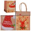 Paper Gift Bags Santa Claus Candy Cookie Packing Bags Festive Gift Wrapping for Navidad Decoration and Christmas Party Supplies