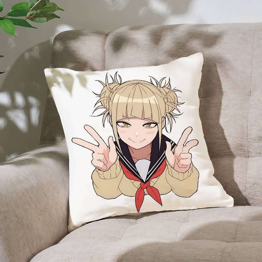 Cute Anime-Himiko TogaS Customizable Square Pillowcases, Stylish And Soft, Perfect For Beds, Cars, And Sofas.