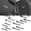 For Jeep 10Pcs Jeep Car 3D Audio Stereo Speaker Badge Sticker Decal Accessories For Jeep Renegade Compass Grand Cherokee Wran