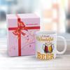 1pc 11oz Double-Sided Printed Mug for Beer Lovers, Smooth Ceramic Cup for Coffee or Tea, Fun Present Idea for Friends and Coworkers