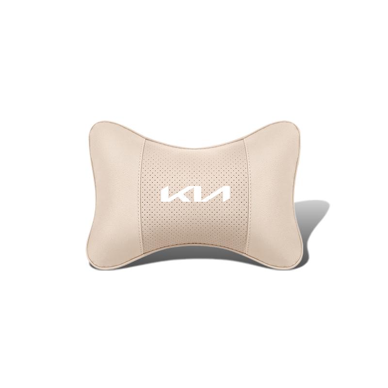 AHD1 1Pcs Car Headrest Auto Breathable Seat Neck Pillow Accessories For KIA K3 Sportage Carnival K5 Seltos Pegas KX1 EV5 Sonet EV6 K4