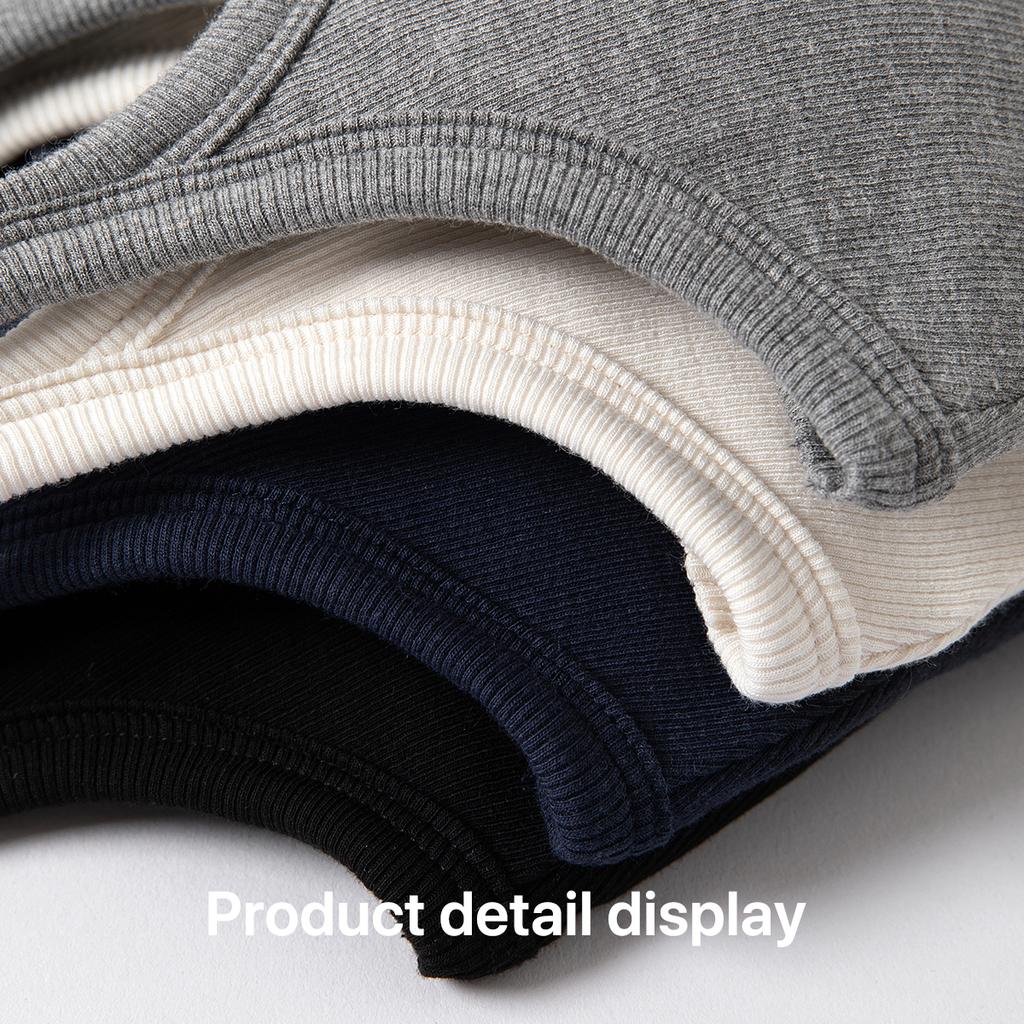 Slim Fit Women Sleeveless Camisole Solid Color Elastic Ribbed Tank Top Soft Basic Daily Wear Vest