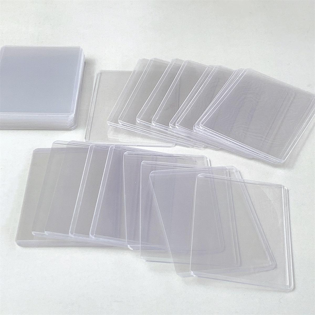 

High-Definition 3-Inch Laminated Photo Card Sleeve – Transparent, Thickened Storage.