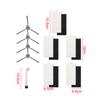 For Lefant M1 / M2 Proo Robots Vacuum Cleaner Filters Side Brushs Cleaning Brush Replacement Homes Appliance Accessories