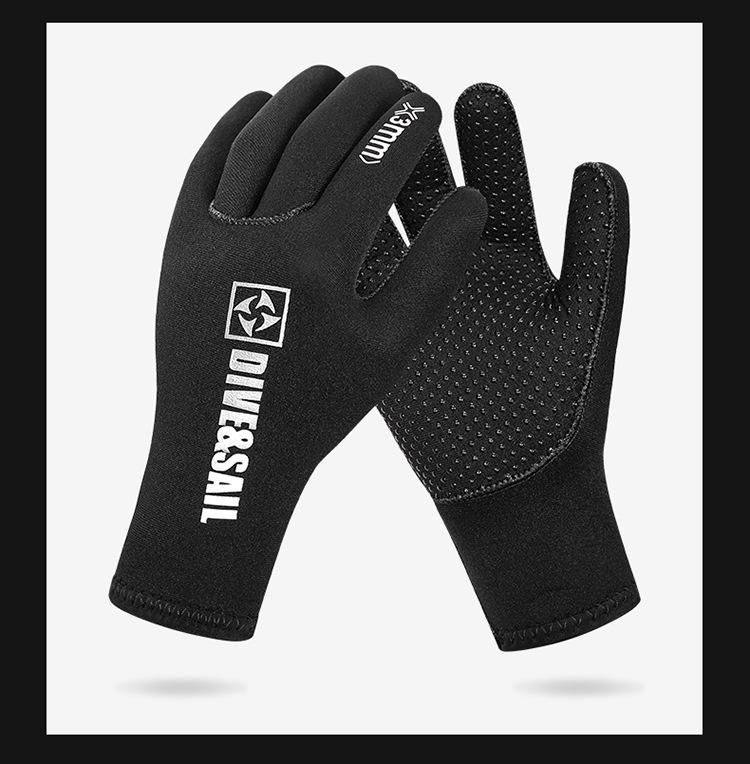 DIVE&SAIL 3MM Non-slip Winter Diving Gloves
