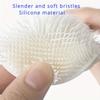 Faltbare 360-Grad-Rundum-Reinigungssilikonbürste mit langem Griffdesign, wiederverwendbar für Flaschen und Tassen