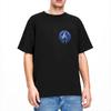 Men Stars Treks Starfleet Academy Badge T Shirt 100 Cotton Tops Casual Short Sleeve Round Collar Tee Shirt Printing TShirts