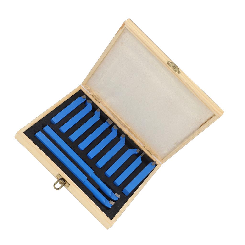11Pcs 12*12mm Lathe Tools Carbide Tipped Welding Milling Cutting Turning Tool Set