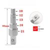10-21mm Composite Inner Square Pagoda Ratchet Step Wrench Radiator Valve Pump Disassembly Tool