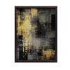 Industrial Minimalism: Shades of Silver and Gold Industrial Minimalism: Shades of Silver and Gold, 50X70 Cm, Gold Aluminum Frame, Matte Paper 230