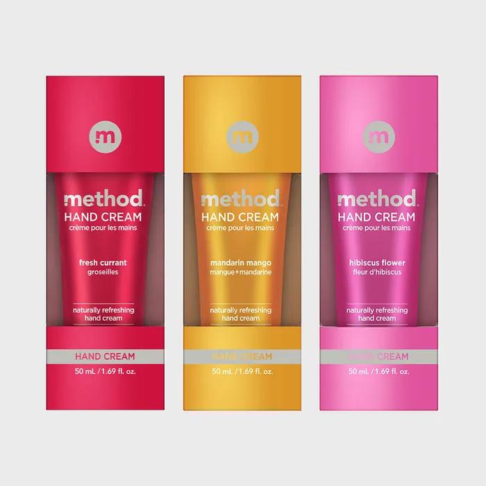 

Крем для рук Method 50 мл (Свежая Смородина/Мандарин Манго/Гибискус) X 3 Выберите 1 Fresh Current