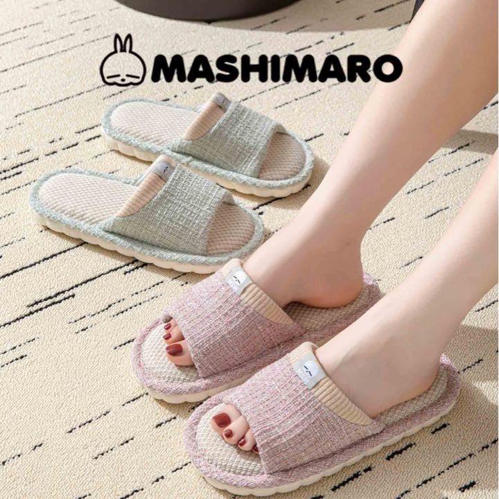 

Женские льняные тапочки Rogue Rabbit 2025, дышащие и нескользящие, комфорт для любого сезона 42-43