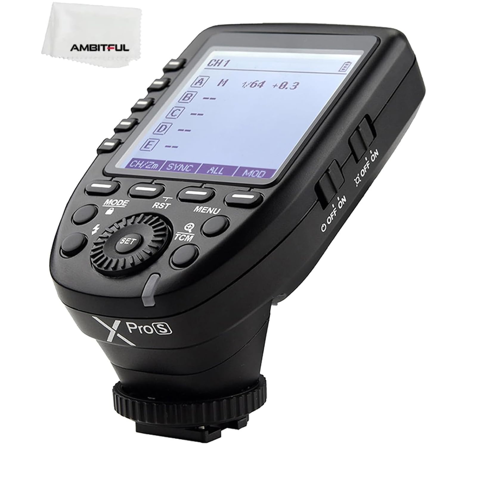 

Авторизованный беспроводной триггер вспышки GODOX TTL II с высокоскоростной синхронизацией X, совместимый с передатчиком с ЖК-экраном [GODOX Agent] XPro-S 2.4G 1/8000s System,