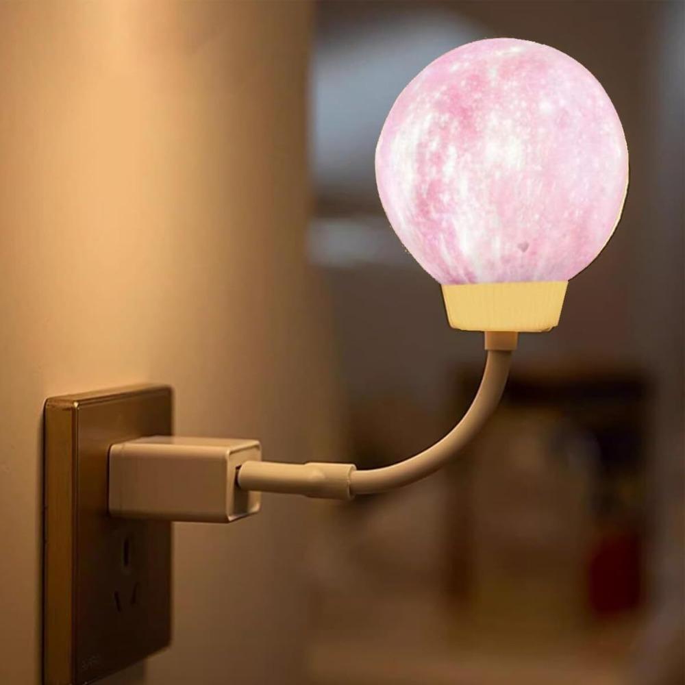 3 Lighting Modes Smart Moon Lamp Can Be Timed Night Light Fashion Bedside Lamp