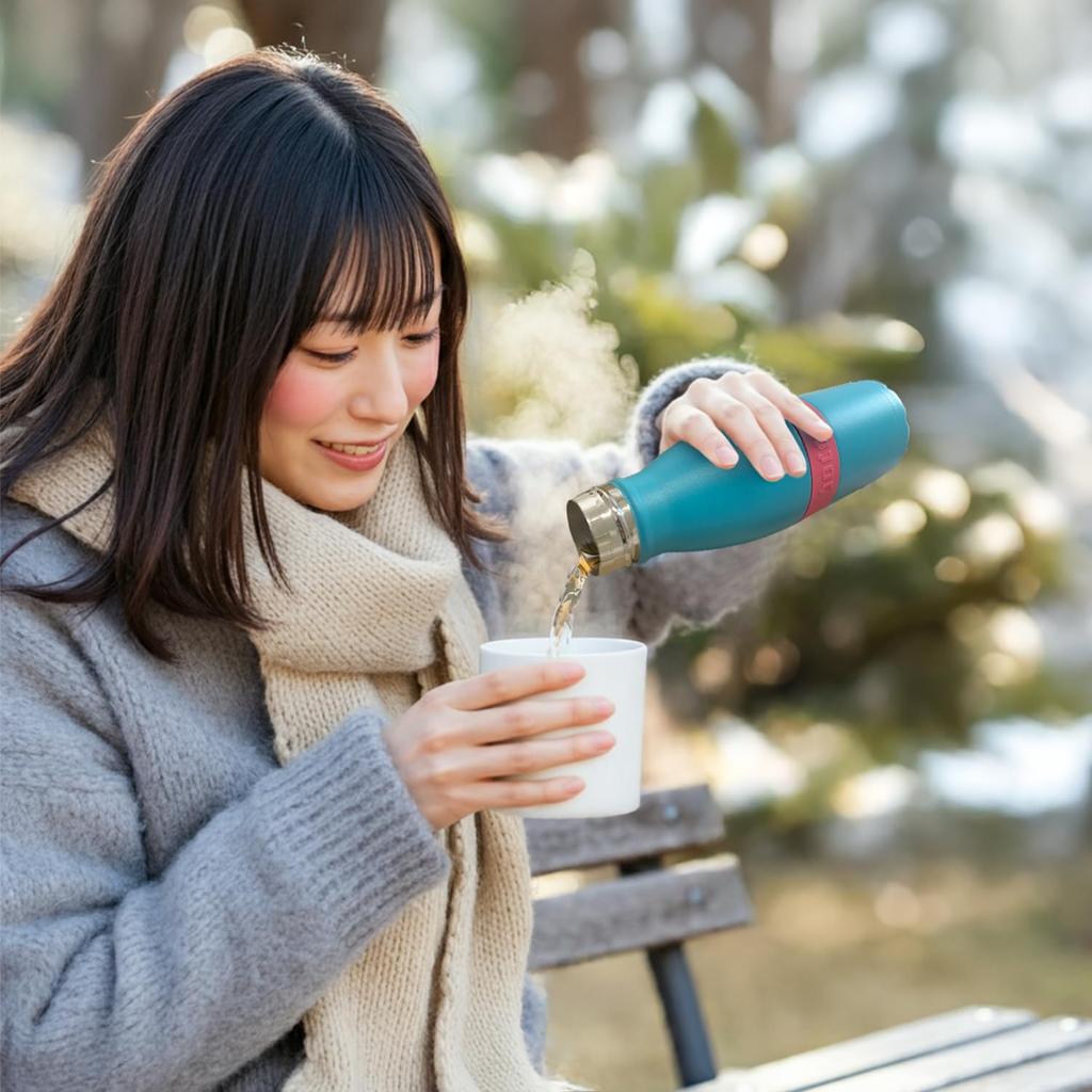 boddels TWEE Stainless Steel Bottle, Carbonated, Keeps Drinks Cold and Hot, Dishwasher Safe, Colorful, 500ml, Cute, Pop, Sustainable, My Bottle,