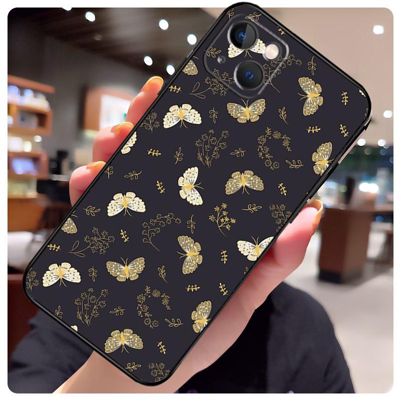 Luxury Butterfly Case For iPhone 16 Pro Max 14 13 12 11 15 17 Pro Max mini 15 16 Plus 16e 17 Air Phone Cover