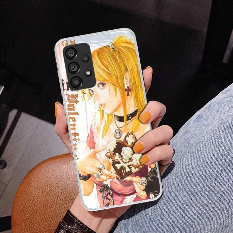 N-Note D-Death MisaMisa Phone Case For Samsung Galaxy A52 A32 A22 A12 A51 A31 A50S A30S A20S A10S Note 20 Ultra 10 Plus S10 A72