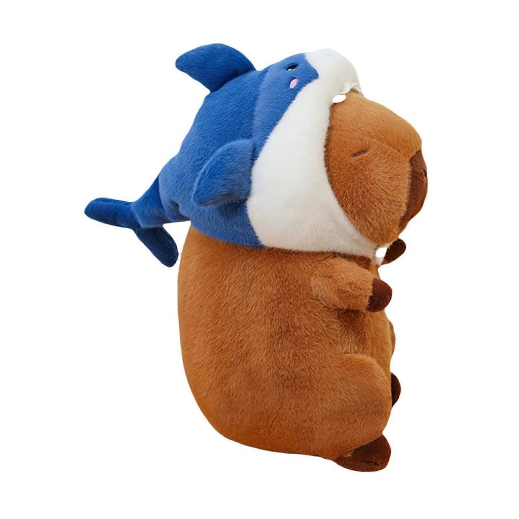 Capybara Plush Toy Realistic Stuffed Animal Cartoon Plush Doll Soft Pillow Gift for Kids Adults 30cm