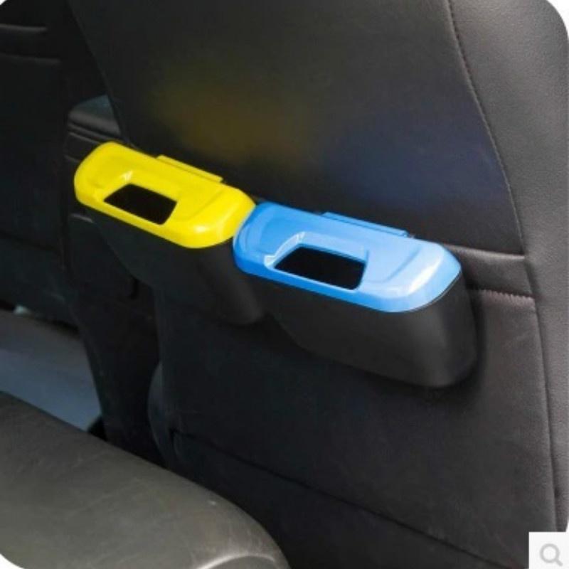 Buy Flip Opening Type Mini Car Garbage Can Auto Rubbish Trash Can Dust