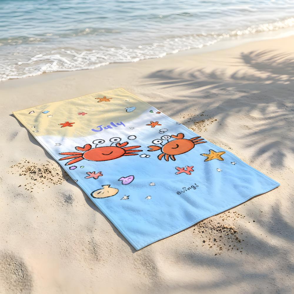 Animal C-Crab Towel Beach Blanket Towel For Travel Gym Shower Luxury Lightweight Camping Pool hot