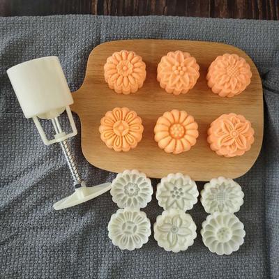 Cake Decoration Baking Mooncake Chinese Pastry Tool Cookie Press Cookie Stamps Mooncake Mold