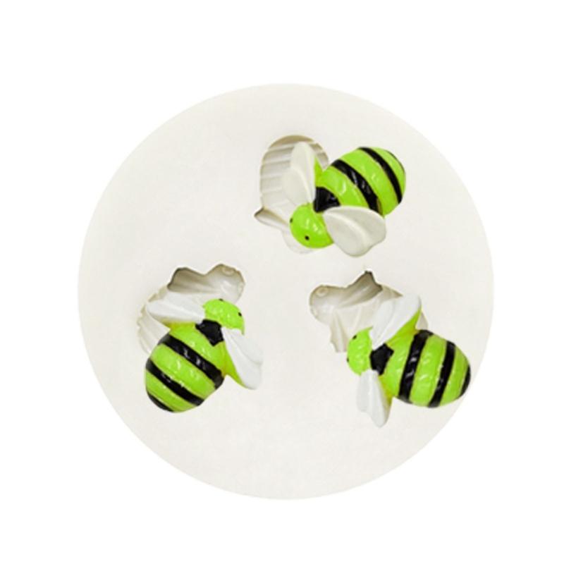 Unique Bee-Beehive Silicone Mold Cute Honeycomb-Chocolate Fondant Molds Homemade-Chocolate-Cupcake Mold DIY Tool