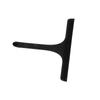 Glass Wiper with Non Slip Handle Silicone Window Cleaner Squeegee for Bathroom Windows Kitchen Mirror Black