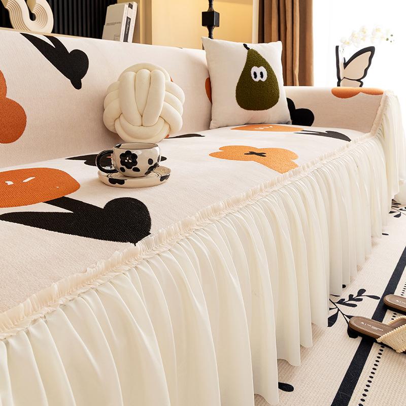 

Chenier four-season universal sofa cover non-slip one-piece design all-inclusive skirt sofa cover anti-cat scratch 180*130cm