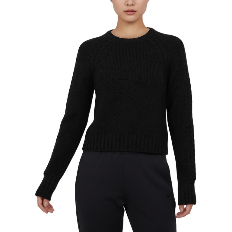 Nike Sweaters Women s Black Crew Neck Moderate Other IF0247-010 2XL
