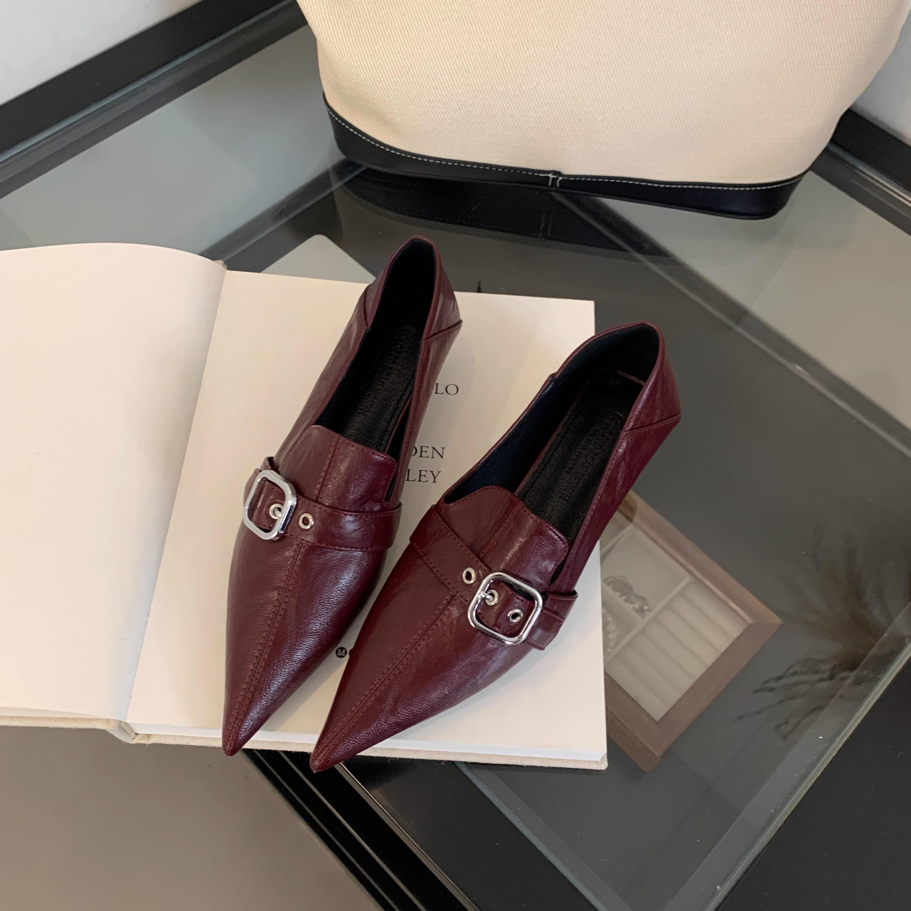 Сексуальные женские туфли с острым носком на шпильках — фото 9