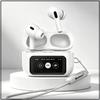New A9 Pro Smart Screen Earbuds Active Noise Cancellation Ambient Sound Mode Touch Operate HiFi Stereo Audio Type-C Charging Wireless In-ear Earphones