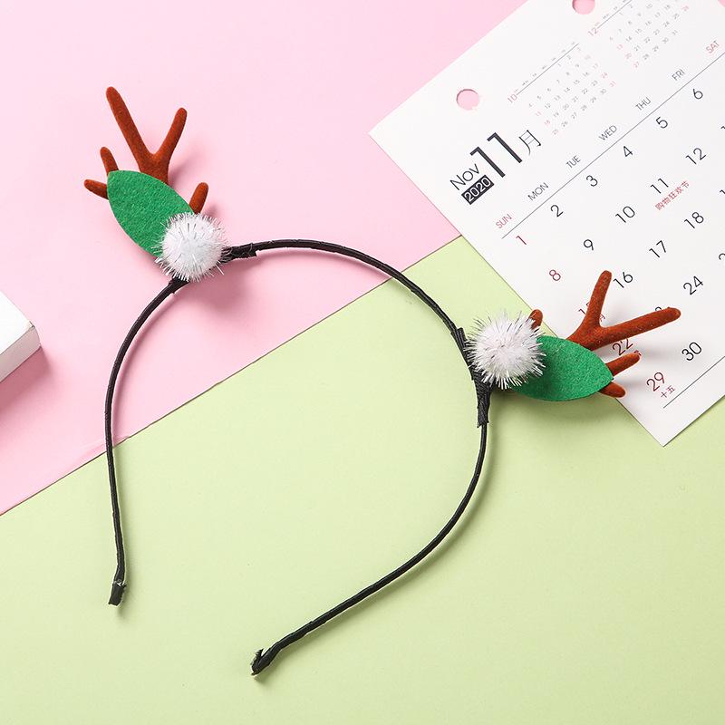 Christmas Reindeer Antler Headband - Festive Hair Accessory for Women & Children