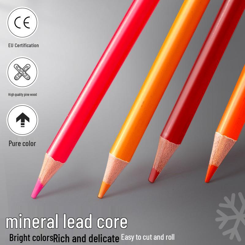 200 Professional Oil-Based Colored Pencils for Art, Drawing & Sketching