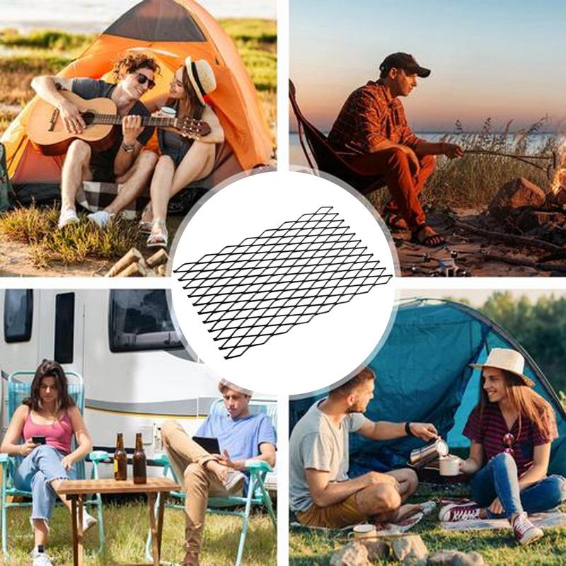 Fireplace Grate Steel Fireplace Grills Heavy Duty Log Grate Mesh Heat Resistant Sturdy Log Holder Fire Grates For Family