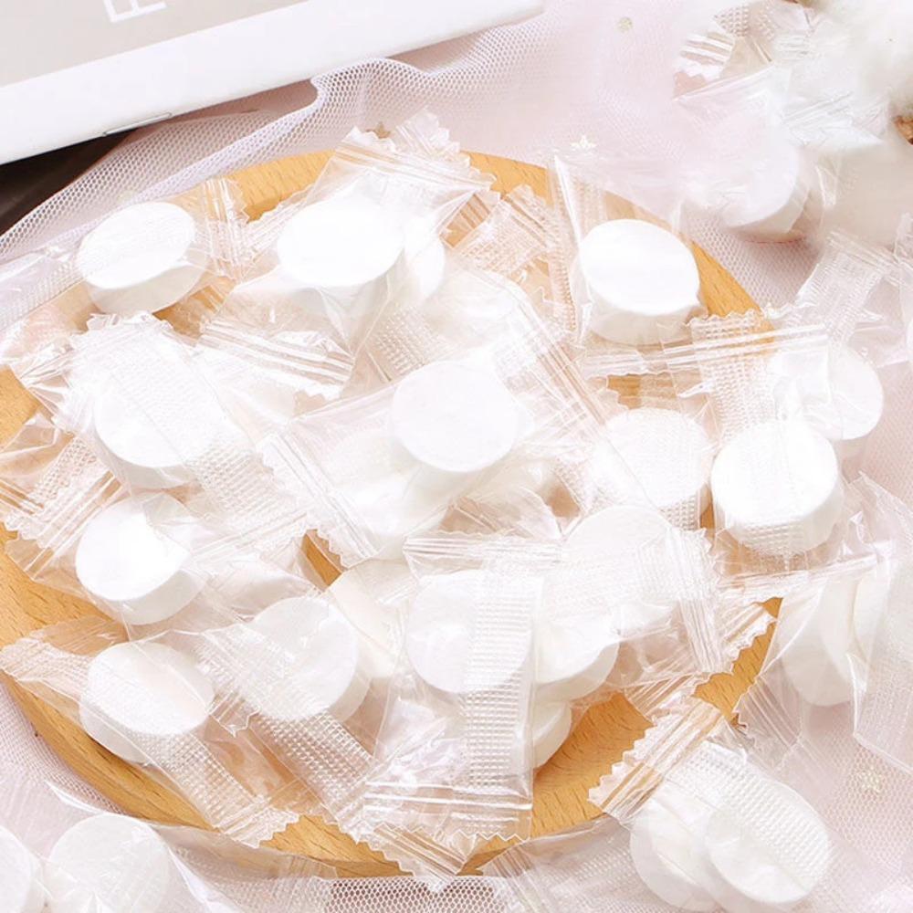 Portable Compressed Towel Disposable Face Cleaning Soft Compressed Hand Wipe Towel Non-Woven Makeup Wipes