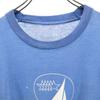 70s Short sleeve Single stitch T-shirt blue Old vintage Men's Used