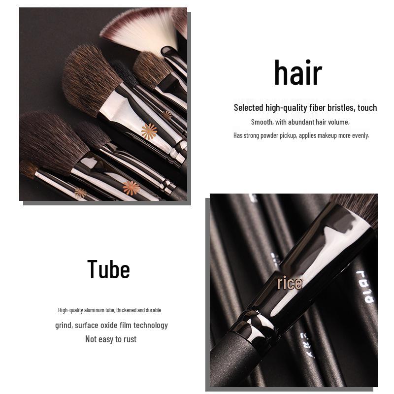 Picasso Makeup Brush Set: Foundation, Eyebrow, Lip, Eyeshadow, Concealer, Nose Shadow, Blush, Loose Powder Beauty Tools