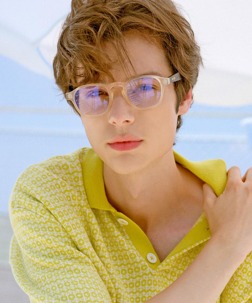 Maegkoin Noma 04 Leopard Blue Light Blocking Glasses (Leopard)