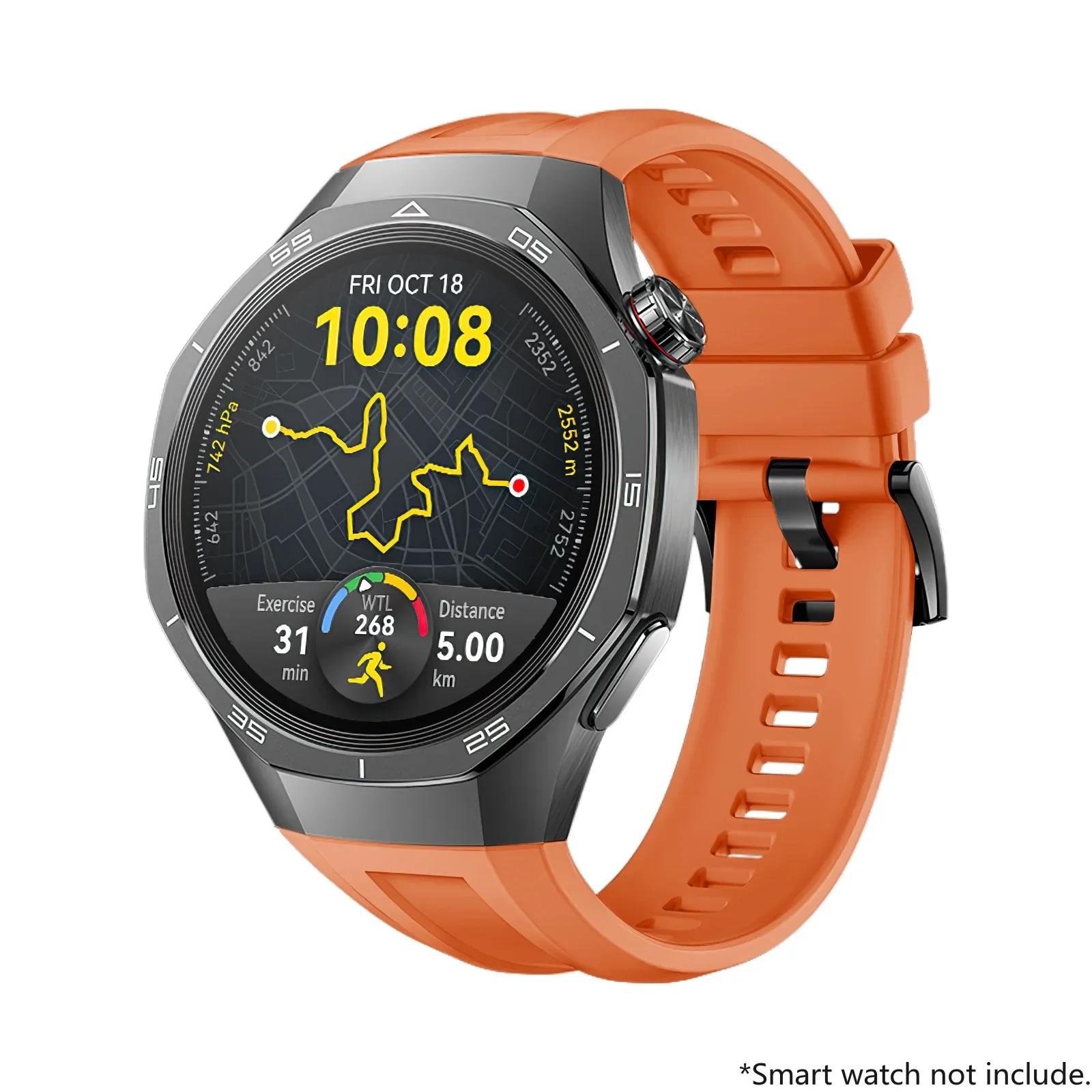 

Силіконовий ремінець для Huawei Watch GT 6 Pro 46мм Спортивний браслет для Huawei GT6 GT6Pro GT5 GT5Pro GT4 GT3 Браслет 22мм Ремінець для годинника For Amazfit Balance