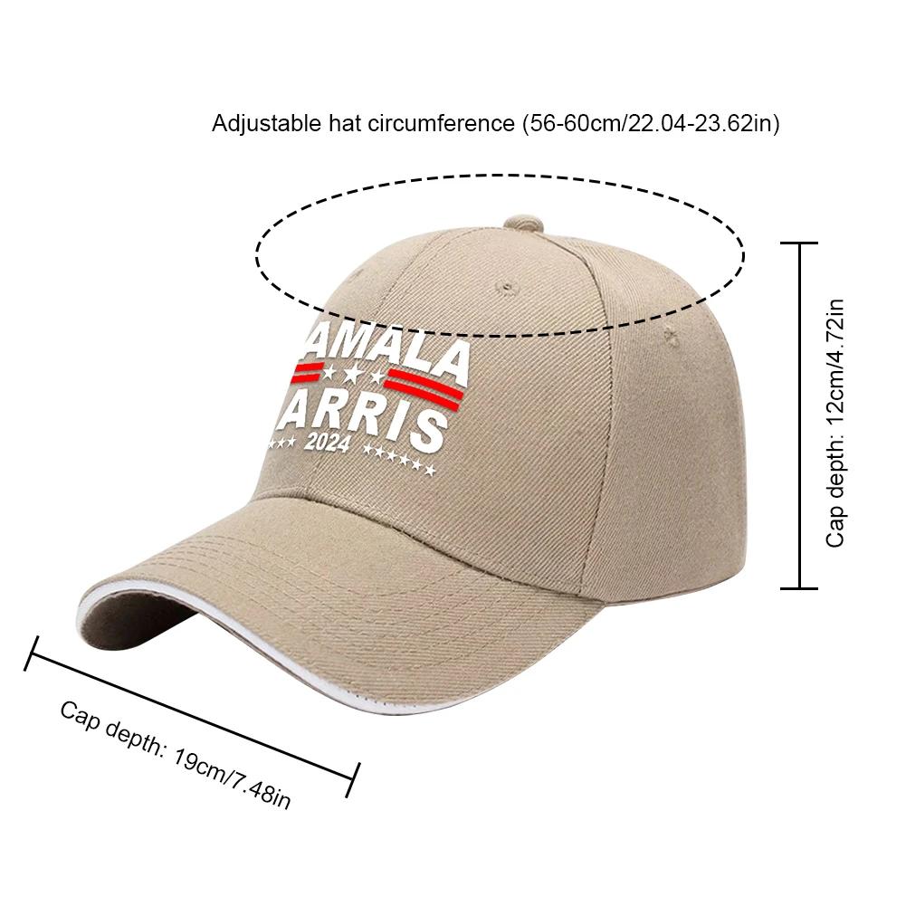 

Kamala Harris Baseball Cap Unisex Baseball Hat Breathable Political Dad Hat Adjustable President Election Hat for Hiking Fishing хаки